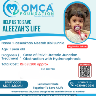 Help Save Aleezah’s Life – Baby Medical Treatment Donation