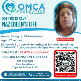 Help Save Nazebeen’s Life – Fibroid Surgery Support