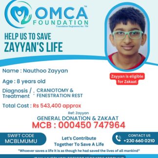 Help Save Zayyan’s Life – Urgent Pediatric Brain Surgery Support