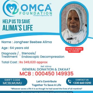 Help Save Alima’s Life – Urgent Spine Treatment & Endoscopic Decompression Surgery Support