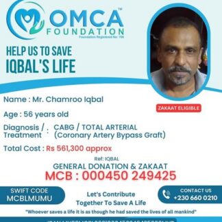 Help Save Iqbal’s Life – Support His Heart Surgery Treatment
