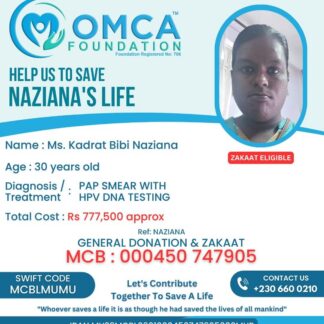 Help Save Naziana’s Life – Support Her Medical Treatment