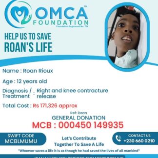 Help Save Roan’s Life – Urgent Contracture Release Surgery Support