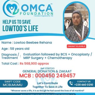 Help Save Lowtoo’s Life – Urgent Breast Cancer Surgery & Chemotherapy