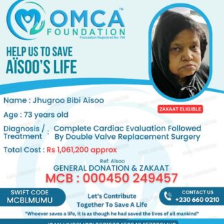 Help Save Aïsoo’s Life – Urgent Double Valve Replacement Surgery
