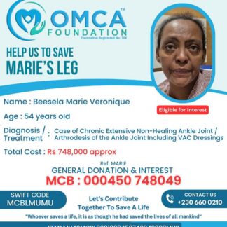 Help Save Marie’s Leg – Urgent Ankle Surgery & Treatment
