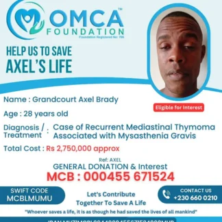 Help Save Axel’s Life – Urgent Cancer Treatment Support