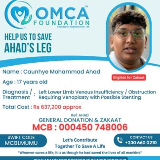Help Us Save Ahad’s Life
