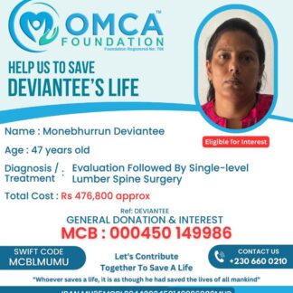 Help Save Deviantee’s Life | Lumbar Spine Surgery Support