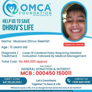 Help Save Dhruv’s Life – Support Treatment for Cerebral Palsy