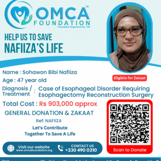 Help Save Nafiiza’s Life – Esophageal Reconstruction Surgery Support