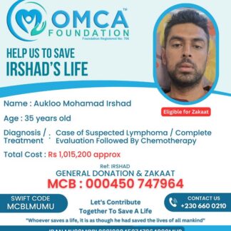 Help Us Save Irshad’s Life – Chemotherapy Treatment Support