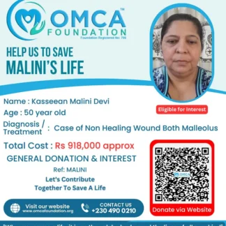 Help Save Malini’s Life – Urgent Wound & Vascular Surgery Support