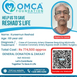 Help Save Reshad’s Life – Urgent Heart Bypass Surgery Support
