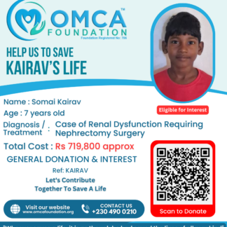 Help Save Kairav’s Life – Urgent Nephrectomy Surgery Support