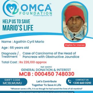 Help Us Save Mario’s Life – Pancreatic Cancer Treatment Support