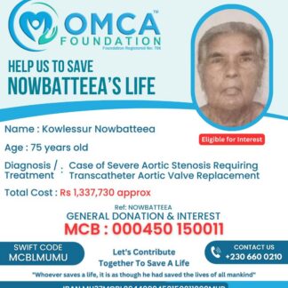 Help Save Nowbatteea’s Life – Urgent Heart Surgery Support