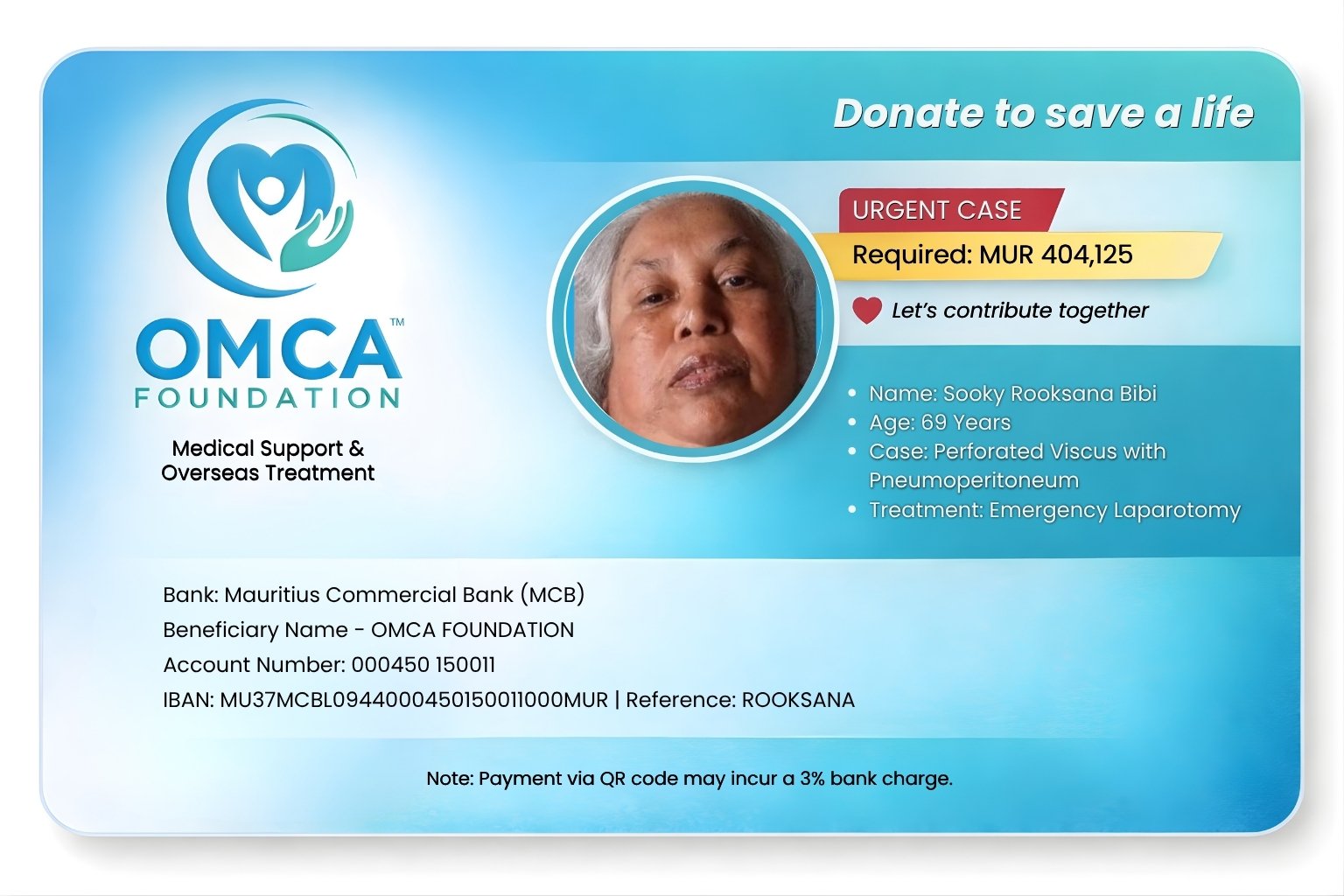 Help Save Rooksana’s Life – Emergency Surgery Support - Image 3