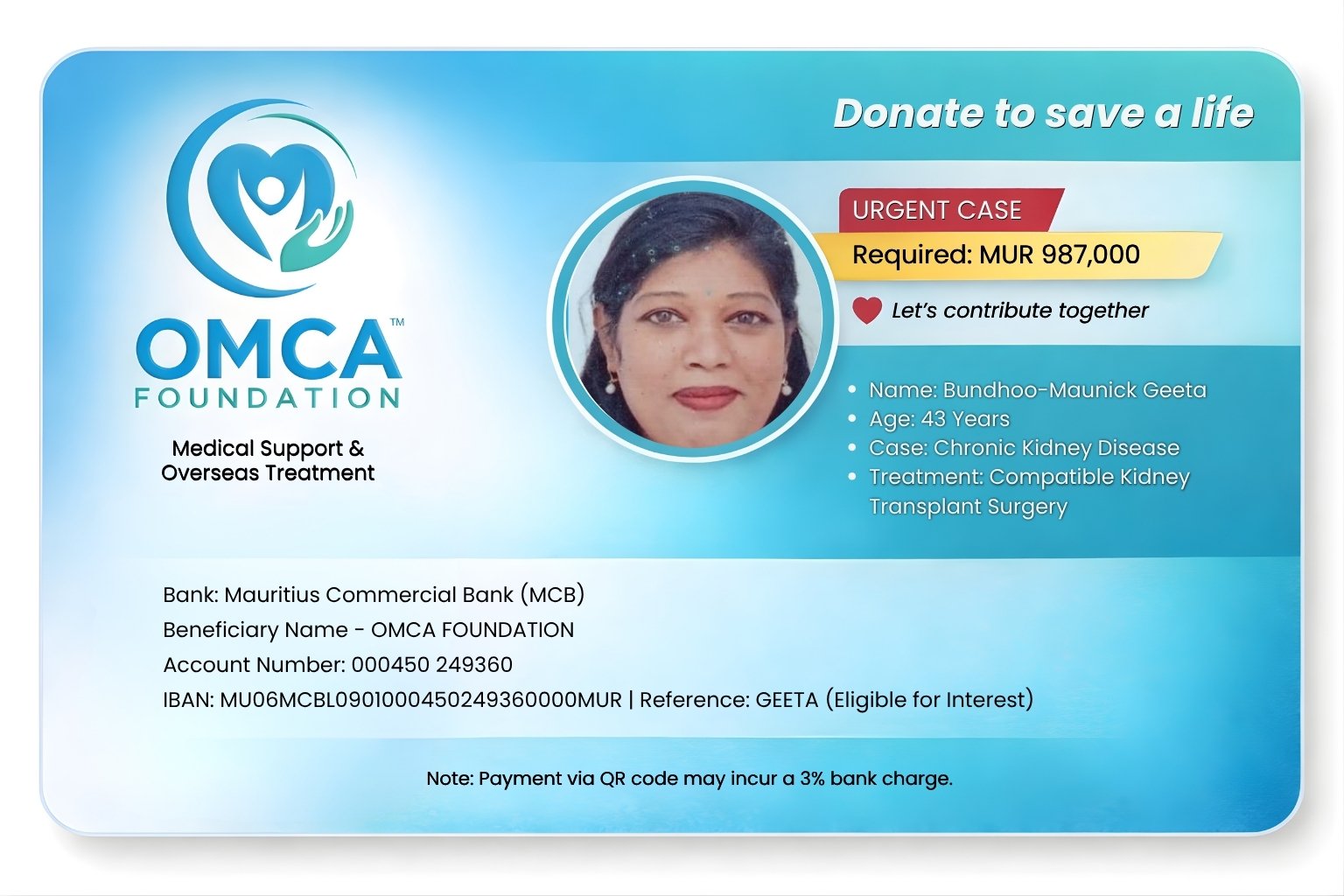 Help Save Geeta’s Life – Kidney Transplant Donation Support - Image 3