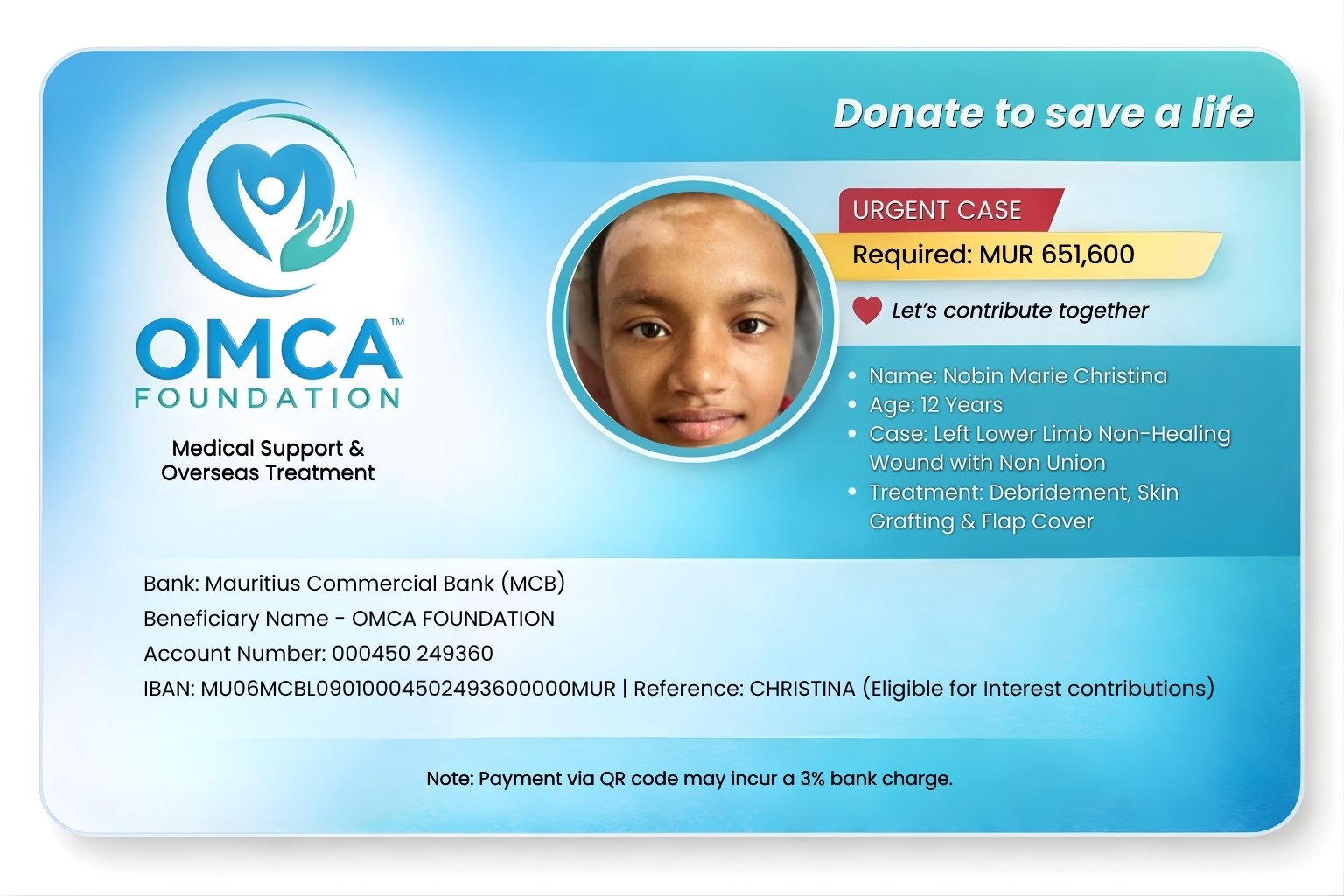Help Save Christina’s Life – Urgent Limb Surgery & Skin Grafting - Image 3