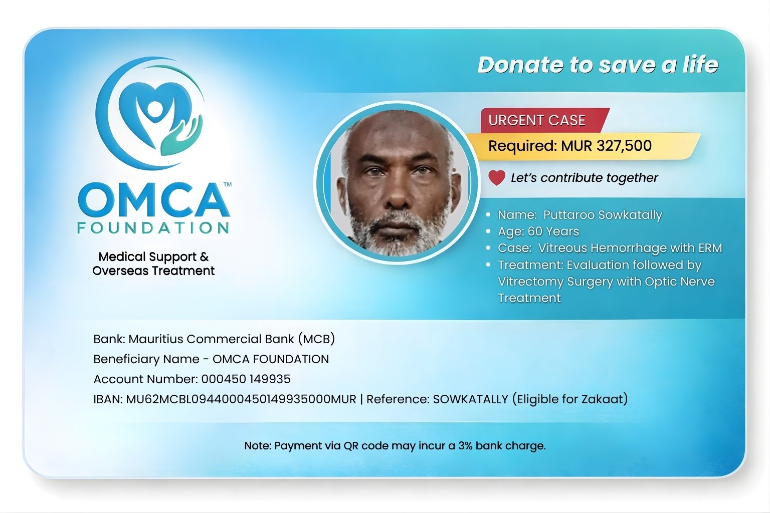 Help Save Sowkatally’s Eyes – Urgent Eye Surgery Required - Image 3