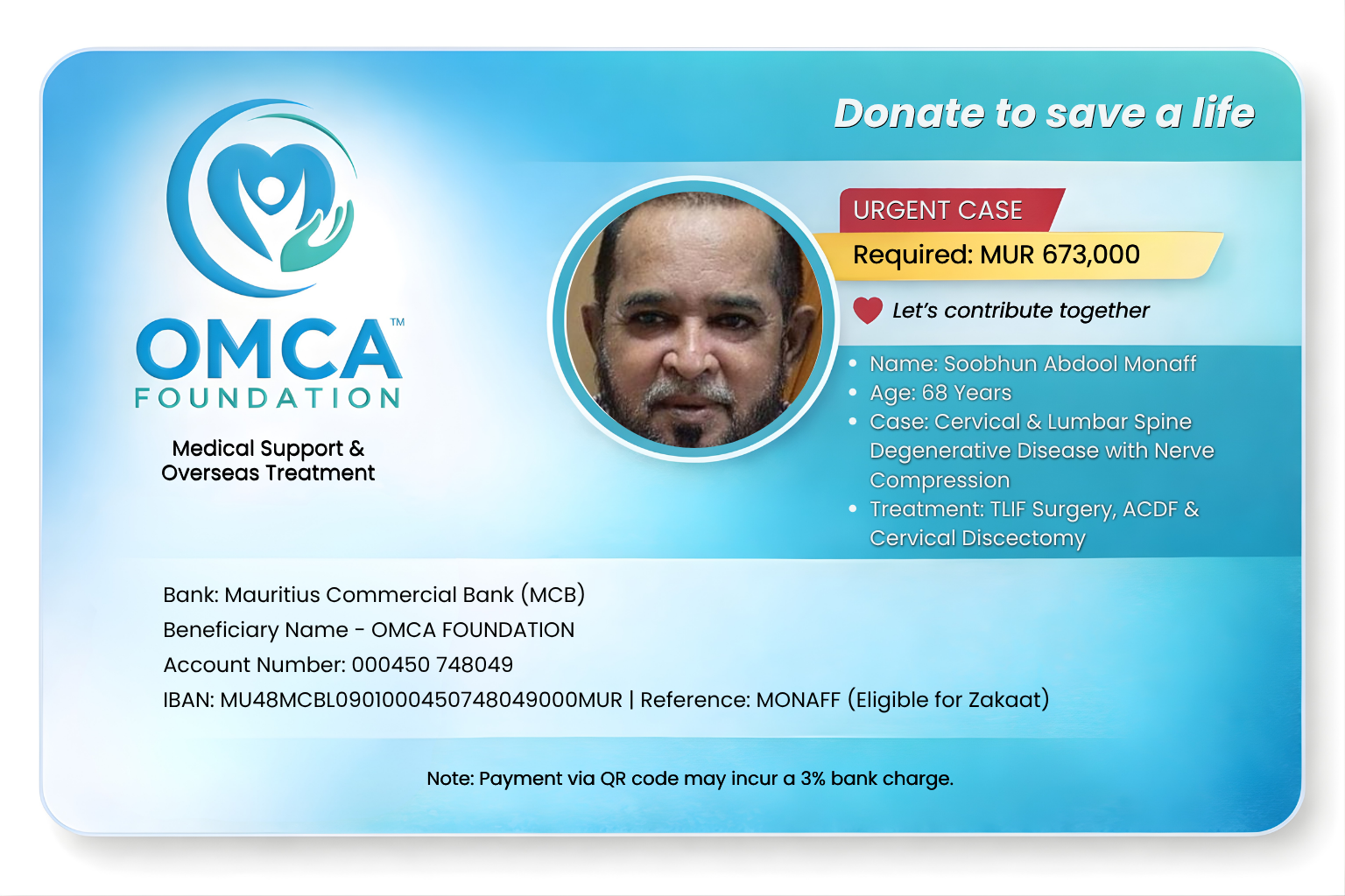 Help Save Monaff’s Life – Spine Surgery Donation Support - Image 3
