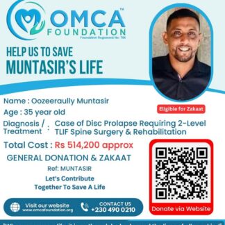 Help Save Muntasir’s Life – Urgent Spine Surgery Support
