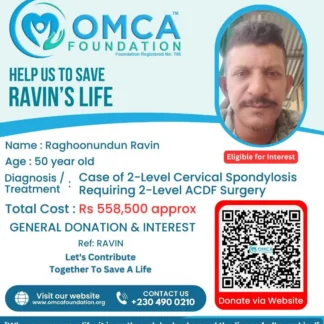 Help Save Ravin’s Life – Urgent Spine Surgery Support