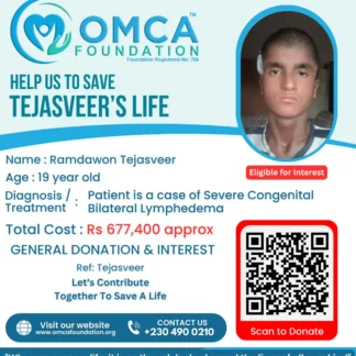 Help Save Tejasveer’s Life – Urgent Lymphedema Treatment Support