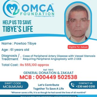 Help Save Tibye’s Life – Urgent Angioplasty Support
