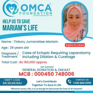Help Save Mariam’s Life – Emergency Surgery Support