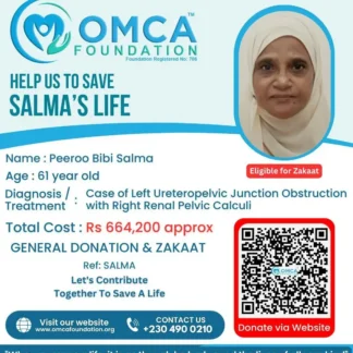Help Save Salma’s Life – Urgent Kidney Surgery Support