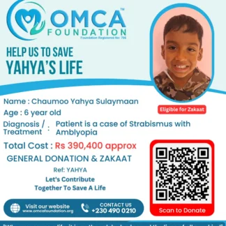 Help Save Yahya’s Life – Urgent Squint Surgery & Vision Treatment Support