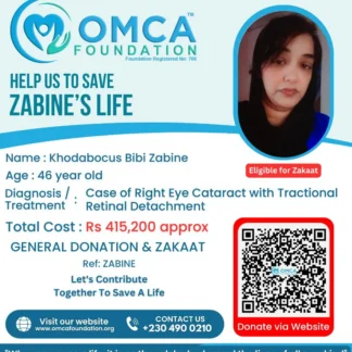 Help Save Zabine’s Life – Urgent Eye Surgery Support
